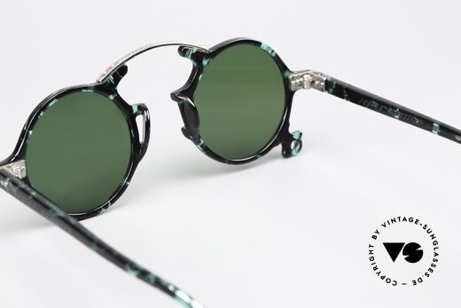 Jean Paul Gaultier 58-0271 Extravagant Collectible, unworn pair with color code 2 (emerald black / silver), Made for Men and Women