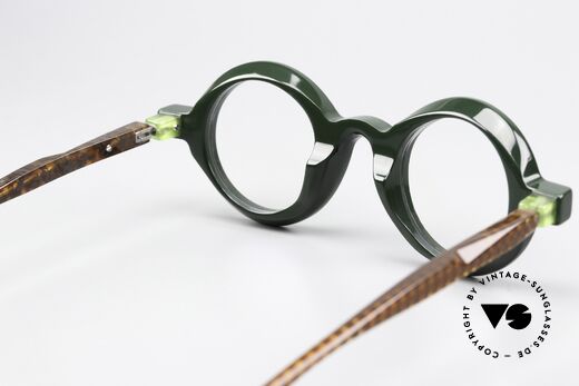 Piero Massaro 905 Round Designer Eyewear, unworn model from the 2017 collection + PM case, Made for Men and Women