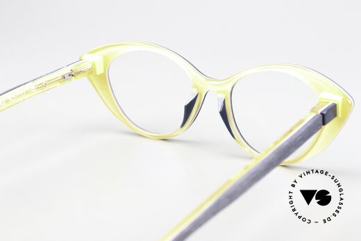 Piero Massaro 462 Designer Cateye Glasses, the frame can be glazed as desired (progressive vision), Made for Women
