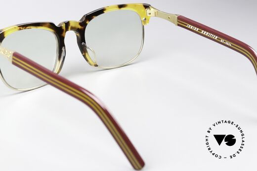 Jean Paul Gaultier 57-1271 Combi Frame Made in Japan, light tinted sun lenses (can also be worn at night), Made for Men and Women