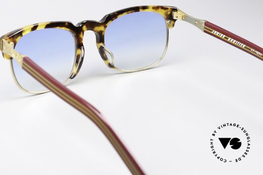 Jean Paul Gaultier 57-1271 Market Launch 1987 1988, with blue gradient sun lenses (noticeably eccentric), Made for Men and Women