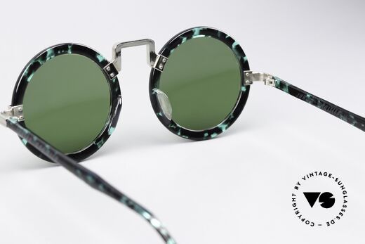 Jean Paul Gaultier 58-0275 90's Frame Emerald Marbled, model 58-0275 in color 2 (emerald-marbled / silver), Made for Men and Women