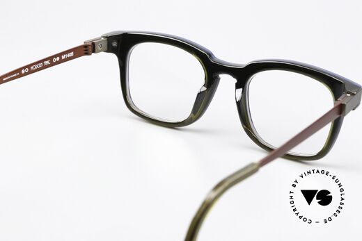 Anne Et Valentin Modern Time Acetate Frame Dark Colors, unworn pair from 2018; made in France, + case, Made for Men and Women