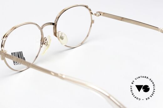 Jean Paul Gaultier 57-2173 90's Shiny Bronze Metallic, DEMO lenses should be replaced with prescriptions, Made for Men and Women