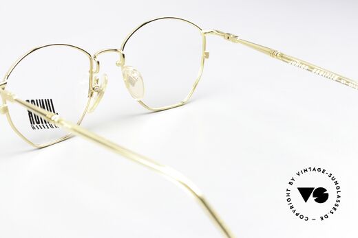 Jean Paul Gaultier 57-2273 Gold Plated Vintage Frame, NO RETRO GLASSES, but a genuine old 90's ORIGINAL, Made for Men and Women