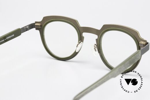 Anne Et Valentin Syntax Metal Plastic Synthesis, UNWORN, single item with a kind of wood grain, Made for Men and Women