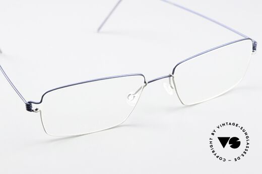 Lindberg Tim Air Titan Rim Dark Blue And Gray Frame, simple & strong frame: free from screws, rivets & welds, Made for Men