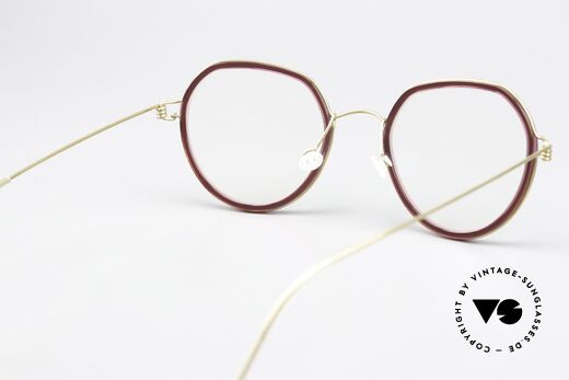 Lindberg Gillian Air Titan Rim Women's Frame Panto Style, orig. Lindberg DEMO lenses can be replaced optionally, Made for Women