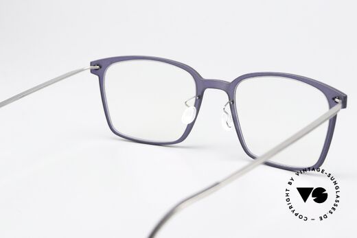 Lindberg 6536 NOW Dark Blue Translucid Titan, unworn designer piece with original case by Lindberg, Made for Men and Women