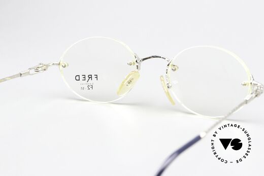 Fred Fidji F2 Luxury Spectacle Frame 90's, unworn 90's rarity, new old stock; with Fred packaging, Made for Men and Women