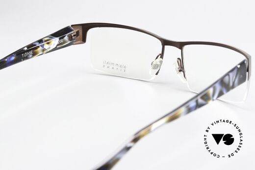 Alain Mikli AL0880 Striking Nylor Men's Frame, lens height 34mm: suitable for progessive lenses, Made for Men