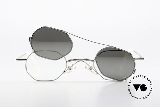 Christian Roth 2401 Silver Mirrored Sun Clip, Size: small, Made for Men and Women Christian Roth 2401 Silver Mirrored Sun Clip, Size: small, Made for Men and Women