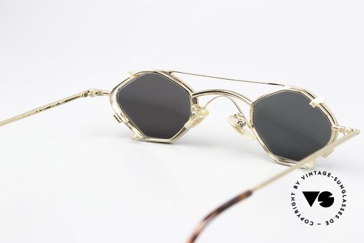 Christian Roth 2402 Octagonal Glasses Clip On, the SMALL frame is perfect for strong prescriptions, Made for Men and Women