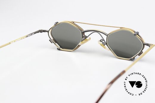 Christian Roth 2402 Octagonal Glasses Antique, the SMALL frame is perfect for strong prescriptions, Made for Men and Women