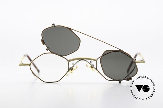 Christian Roth 2402 Octagonal Glasses Antique, Size: small, Made for Men and Women