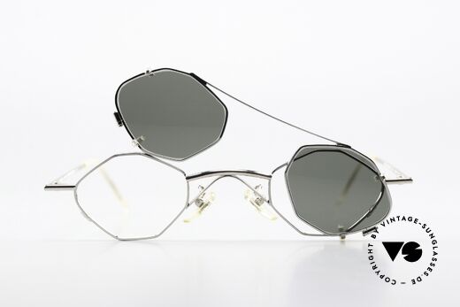 Christian Roth 2402 Octagonal Frame Sun Clip, Size: small, Made for Men and Women Christian Roth 2402 Octagonal Frame Sun Clip, Size: small, Made for Men and Women