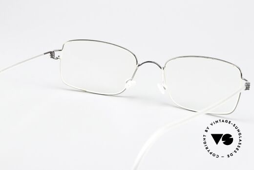 Lindberg Alvis Air Titan Rim Rectangular Men's Frame, two-tone: in anthracite and grey (bicolor) K10 8M PU9, Made for Men