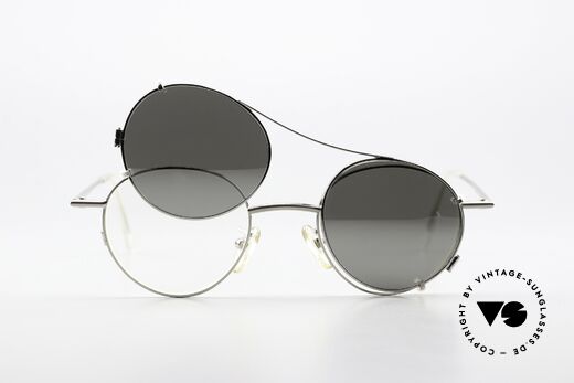 Christian Roth 2405 Silver Mirrored Sun Clip, Size: small, Made for Men and Women Christian Roth 2405 Silver Mirrored Sun Clip, Size: small, Made for Men and Women