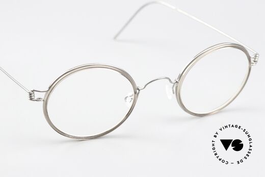 Lindberg Harley Air Titan Rim Unisex Vintage Eyeglasses, orig. Lindberg DEMO lenses can be replaced optionally, Made for Men and Women