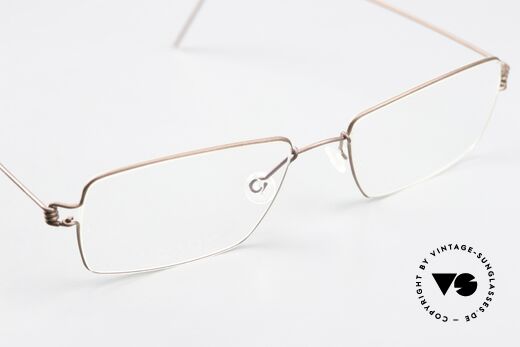 Lindberg Nikolaj Air Titan Rim Men's Classic Designer Frame, simple & strong frame: free from screws, rivets & welds, Made for Men