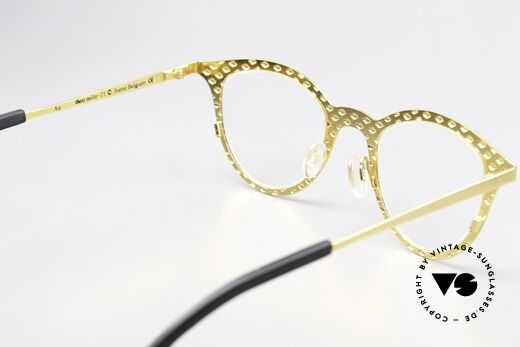 Theo Belgium Mille 21 Glossy Chrome Gold 24ct, CHROME GOLD (shines from two meters away), Made for Women