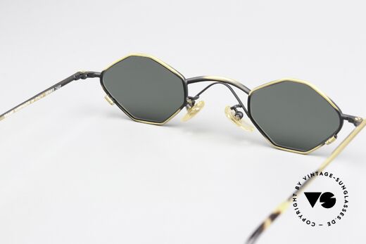 Christian Roth 2402 Octag Frame Antique Gold, the SMALL frame is perfect for strong prescriptions, Made for Men and Women