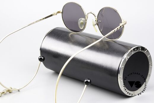 Jean Paul Gaultier 55-9673 Gold Plated Chains & Pearls, NO retro eyewear; an authentic old original from 1992, Made for Women