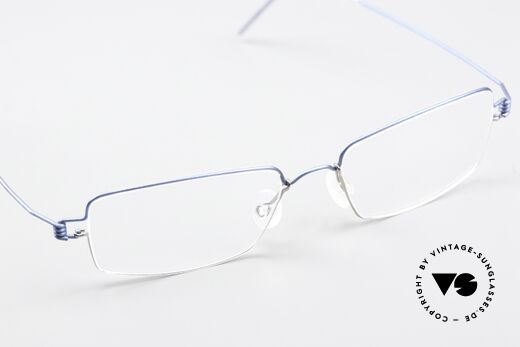 Lindberg Flemming Air Titan Rim Square Titanium Glasses, simple & strong frame: free from screws, rivets & welds, Made for Men and Women