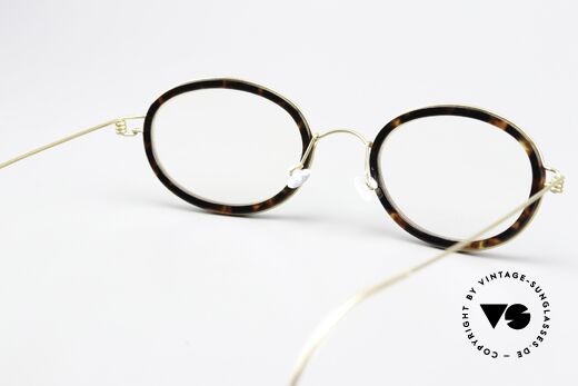 Lindberg Sammy Air Titan Rim Oval Eyeglasses Titanium, lens height (without acetate edge) is 32mm = progressive, Made for Men and Women