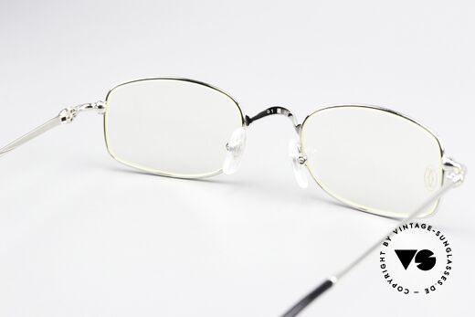 Cartier Sadir Platinum Thin Rim Series, Size: large, Made for Men and Women
