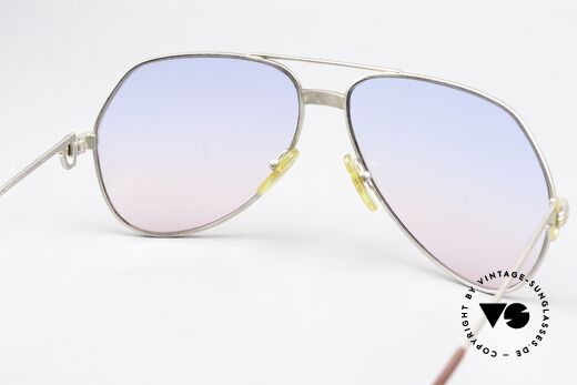 Cartier Vendome LC - L Baby-Blue Pink Gradient Lens, with new baby-blue / pink gradient sun lenses (100% UV), Made for Men