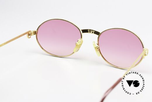 Cartier Saint Honore - S Pink Gradient Sun Lenses, NO RETRO sunglasses; but a 25 years old ORIGINAL!, Made for Men and Women