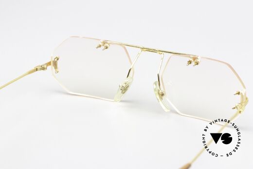 Emmel 3000 Rimless Art Frame Bauhaus, the frame (Bauhaus style) can be glazed optionally, Made for Men and Women