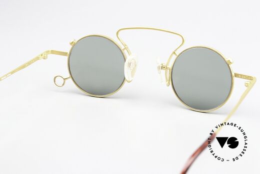 Kansai Yamamoto KY027E Crazy Round 90's Shades, the frame can be glazed with lenses of any kind, Made for Men and Women