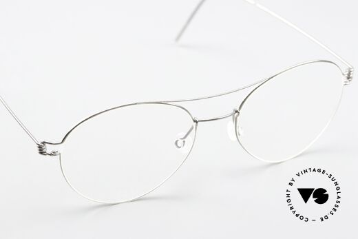 Lindberg Nomi 49 Air Titan Rim Feminine Aviator Design, simple & strong frame: free from screws, rivets & welds, Made for Women