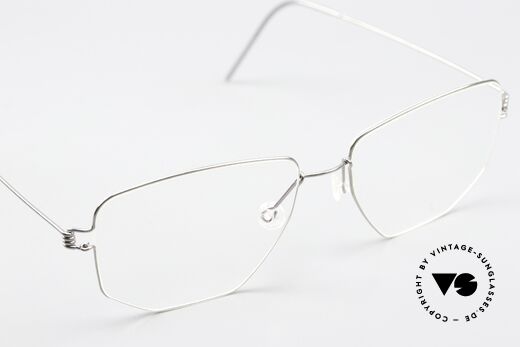 Lindberg Selim Air Titan Rim Square Frame Silver Unisex, titanium frame is made for (optical) lenses of any kind, Made for Men and Women