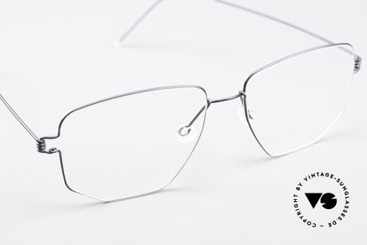 Lindberg Selim Air Titan Rim Square Frame Dark Blue, titanium frame is made for (optical) lenses of any kind, Made for Men and Women