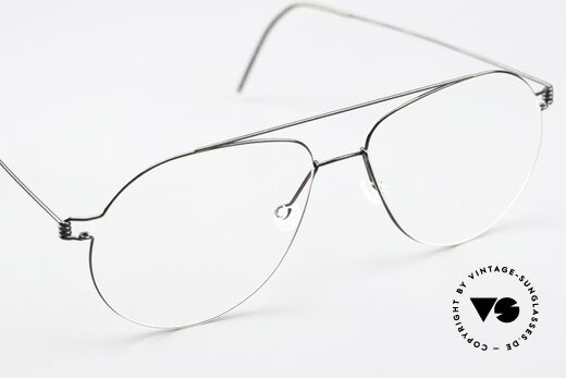 Lindberg Raymond Air Titan Rim Men's Specs Aviator Style, orig. Lindberg DEMO lenses can be replaced optionally, Made for Men