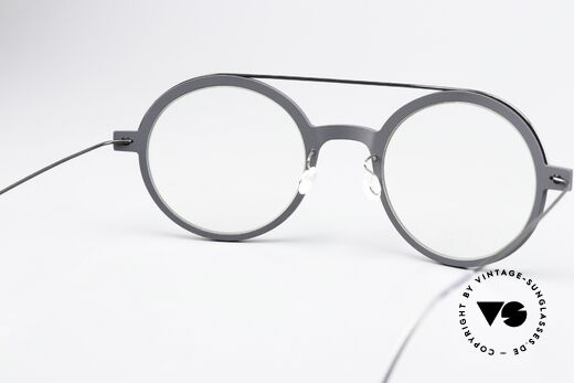 Lindberg 6543 50 NOW Classic Black Coloring, unworn designer piece with original Lindberg case, Made for Men and Women
