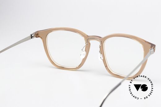 Lindberg 1047 Acetanium Designer Specs Rose Silver, this quality frame can of course be glazed as desired, Made for Men and Women