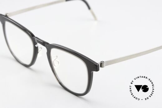 Lindberg 1252 Acetanium Designer Frame Gray Silver, this quality frame can of course be glazed as desired, Made for Men and Women