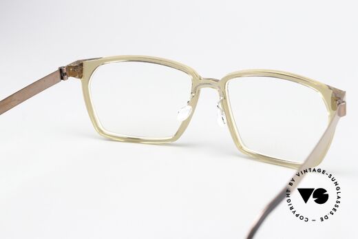 Lindberg 1264 Acetanium Square Translucid Frame, this quality frame can of course be glazed as desired, Made for Men and Women