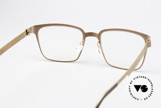 Lindberg 9627 Strip Titanium Bronze Copper Finish, titanium frame fits lenses (optical / sun) of any kind, Made for Men and Women