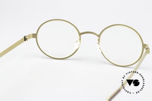 Lindberg 9587 Strip Titanium Round Glasses Men & Women, orig. DEMO lenses can be replaced with prescriptions, Made for Men and Women