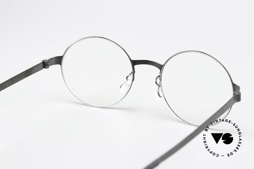 Lindberg 9610 Strip Titanium Titan Frame Polished Black, orig. DEMO lenses can be replaced with prescriptions, Made for Men and Women