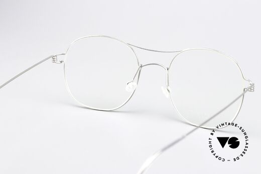 Lindberg Rasmus 49 Air Titan Rim Classic Frame Silver Polished, titanium frame is made for (optical) lenses of any kind, Made for Men and Women