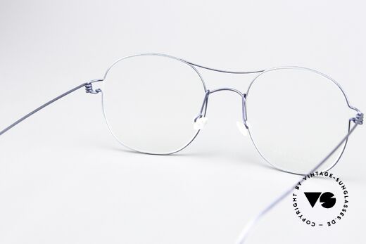 Lindberg Rasmus 49 Air Titan Rim Classic Frame Matt Blue, titanium frame is made for (optical) lenses of any kind, Made for Men and Women