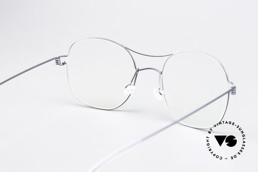 Lindberg Rasmus 47 Air Titan Rim Classic Frame Matt Blue, titanium frame is made for (optical) lenses of any kind, Made for Men and Women