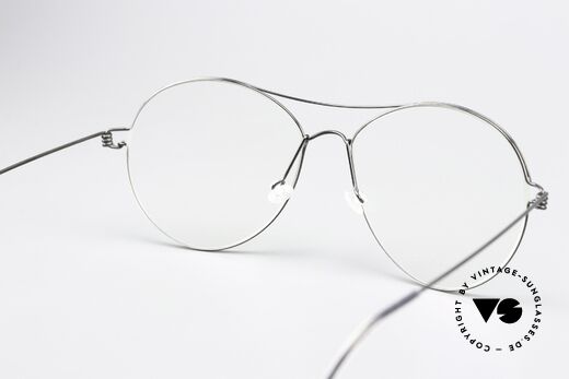 Lindberg April Air Titan Rim Shiny Black Titan Frame, simple & strong frame: free from screws, rivets & welds, Made for Women