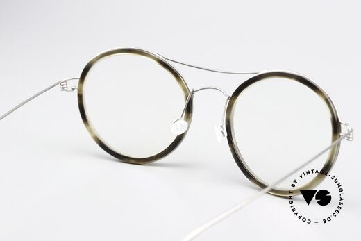 Lindberg Camilla Air Titan Rim Interesting Frame Coloring, orig. Lindberg DEMO lenses can be replaced optionally, Made for Women